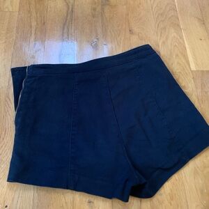 Black High Waisted Shorts